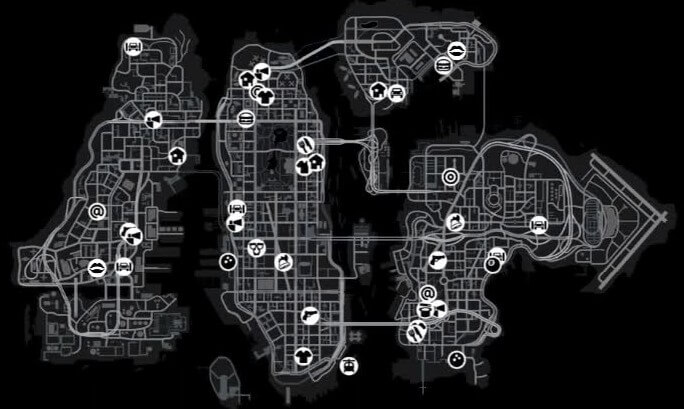 GTA4 mapa Liberty City